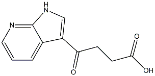 4-oxo-4-{1H-pyrrolo[2,3-b]pyridin-3-yl}butanoic acid,,结构式