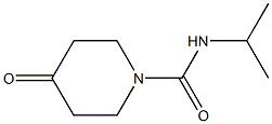 4-oxo-N-(propan-2-yl)piperidine-1-carboxamide Structure