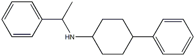 4-phenyl-N-(1-phenylethyl)cyclohexan-1-amine 化学構造式