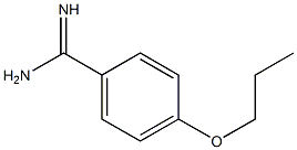 4-propoxybenzenecarboximidamide,,结构式