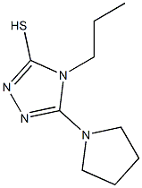 4-propyl-5-pyrrolidin-1-yl-4H-1,2,4-triazole-3-thiol Structure