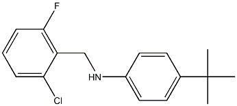  4-tert-butyl-N-[(2-chloro-6-fluorophenyl)methyl]aniline