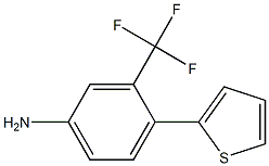 4-thien-2-yl-3-(trifluoromethyl)aniline 化学構造式
