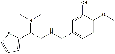 5-({[2-(dimethylamino)-2-(thiophen-2-yl)ethyl]amino}methyl)-2-methoxyphenol