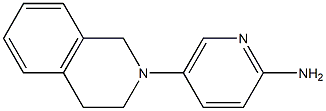 5-(1,2,3,4-tetrahydroisoquinolin-2-yl)pyridin-2-amine,,结构式