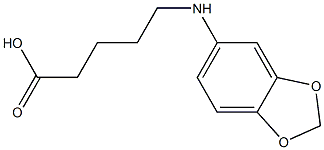 5-(2H-1,3-benzodioxol-5-ylamino)pentanoic acid