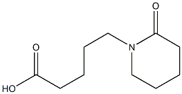 5-(2-oxopiperidin-1-yl)pentanoic acid Struktur