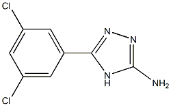 5-(3,5-dichlorophenyl)-4H-1,2,4-triazol-3-amine 化学構造式