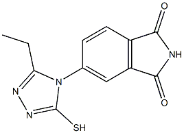 5-(3-ethyl-5-sulfanyl-4H-1,2,4-triazol-4-yl)-2,3-dihydro-1H-isoindole-1,3-dione