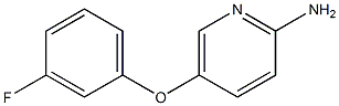 5-(3-fluorophenoxy)pyridin-2-amine 结构式