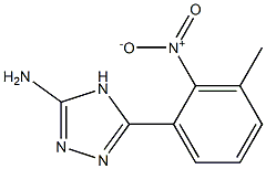 5-(3-methyl-2-nitrophenyl)-4H-1,2,4-triazol-3-amine Struktur