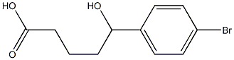 5-(4-bromophenyl)-5-hydroxypentanoic acid|