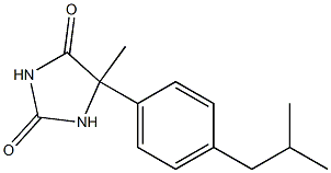 5-(4-isobutylphenyl)-5-methylimidazolidine-2,4-dione