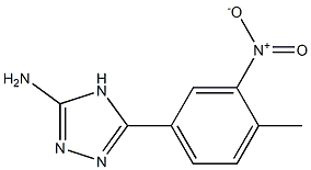 5-(4-methyl-3-nitrophenyl)-4H-1,2,4-triazol-3-amine Struktur