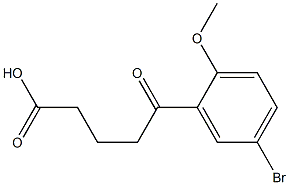  5-(5-bromo-2-methoxyphenyl)-5-oxopentanoic acid