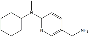 5-(aminomethyl)-N-cyclohexyl-N-methylpyridin-2-amine Struktur