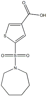 5-(azepane-1-sulfonyl)thiophene-3-carboxylic acid