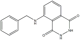5-(benzylamino)-1,2,3,4-tetrahydrophthalazine-1,4-dione Structure