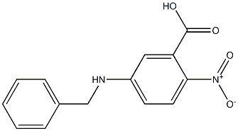 5-(benzylamino)-2-nitrobenzoic acid Struktur