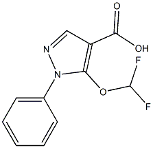 5-(difluoromethoxy)-1-phenyl-1H-pyrazole-4-carboxylic acid