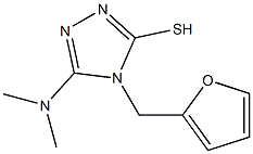 5-(dimethylamino)-4-(2-furylmethyl)-4H-1,2,4-triazole-3-thiol