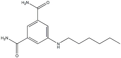 5-(hexylamino)benzene-1,3-dicarboxamide Structure