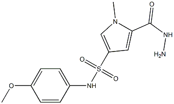 5-(hydrazinocarbonyl)-N-(4-methoxyphenyl)-1-methyl-1H-pyrrole-3-sulfonamide