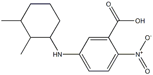  5-[(2,3-dimethylcyclohexyl)amino]-2-nitrobenzoic acid