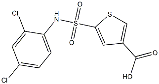 5-[(2,4-dichlorophenyl)sulfamoyl]thiophene-3-carboxylic acid|