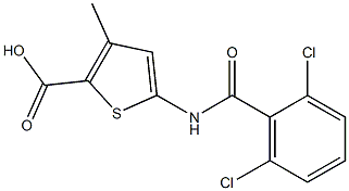 5-[(2,6-dichlorobenzene)amido]-3-methylthiophene-2-carboxylic acid