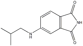 5-[(2-methylpropyl)amino]-2,3-dihydro-1H-isoindole-1,3-dione Struktur