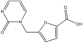 5-[(2-oxopyrimidin-1(2H)-yl)methyl]-2-furoic acid 结构式