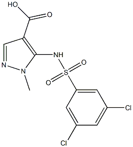 5-[(3,5-dichlorobenzene)sulfonamido]-1-methyl-1H-pyrazole-4-carboxylic acid