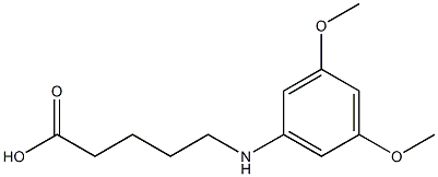  5-[(3,5-dimethoxyphenyl)amino]pentanoic acid