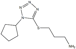 5-[(3-aminopropyl)sulfanyl]-1-cyclopentyl-1H-1,2,3,4-tetrazole