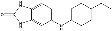 5-[(4-ethylcyclohexyl)amino]-2,3-dihydro-1H-1,3-benzodiazol-2-one 化学構造式