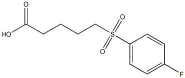 5-[(4-fluorobenzene)sulfonyl]pentanoic acid