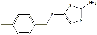 5-[(4-methylbenzyl)thio]-1,3-thiazol-2-amine|