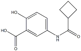 5-[(cyclobutylcarbonyl)amino]-2-hydroxybenzoic acid