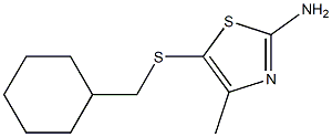 5-[(cyclohexylmethyl)sulfanyl]-4-methyl-1,3-thiazol-2-amine