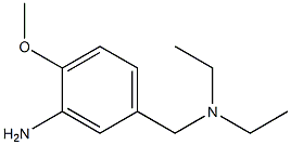 5-[(diethylamino)methyl]-2-methoxyaniline 化学構造式