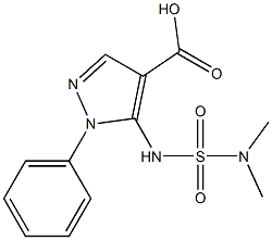 5-[(dimethylsulfamoyl)amino]-1-phenyl-1H-pyrazole-4-carboxylic acid