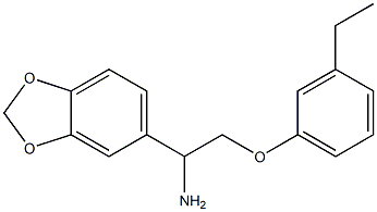 5-[1-amino-2-(3-ethylphenoxy)ethyl]-2H-1,3-benzodioxole