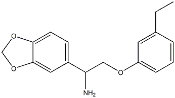 5-[1-amino-2-(3-ethylphenoxy)ethyl]-2H-1,3-benzodioxole|