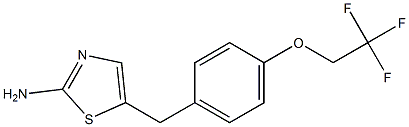 5-[4-(2,2,2-trifluoroethoxy)benzyl]-1,3-thiazol-2-amine