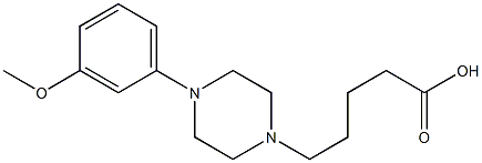 5-[4-(3-methoxyphenyl)piperazin-1-yl]pentanoic acid