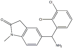 5-[amino(2,3-dichlorophenyl)methyl]-1-methyl-2,3-dihydro-1H-indol-2-one