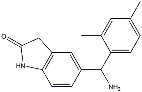 5-[amino(2,4-dimethylphenyl)methyl]-2,3-dihydro-1H-indol-2-one