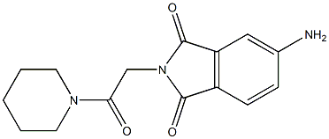 5-amino-2-[2-oxo-2-(piperidin-1-yl)ethyl]-2,3-dihydro-1H-isoindole-1,3-dione|