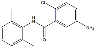 5-amino-2-chloro-N-(2,6-dimethylphenyl)benzamide 结构式